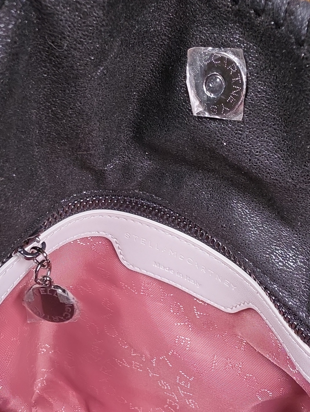 Stella McCartney Falabella Graffiti Logo Fold-Over w/ Matching Pouch SET! - Picture 6 of 16